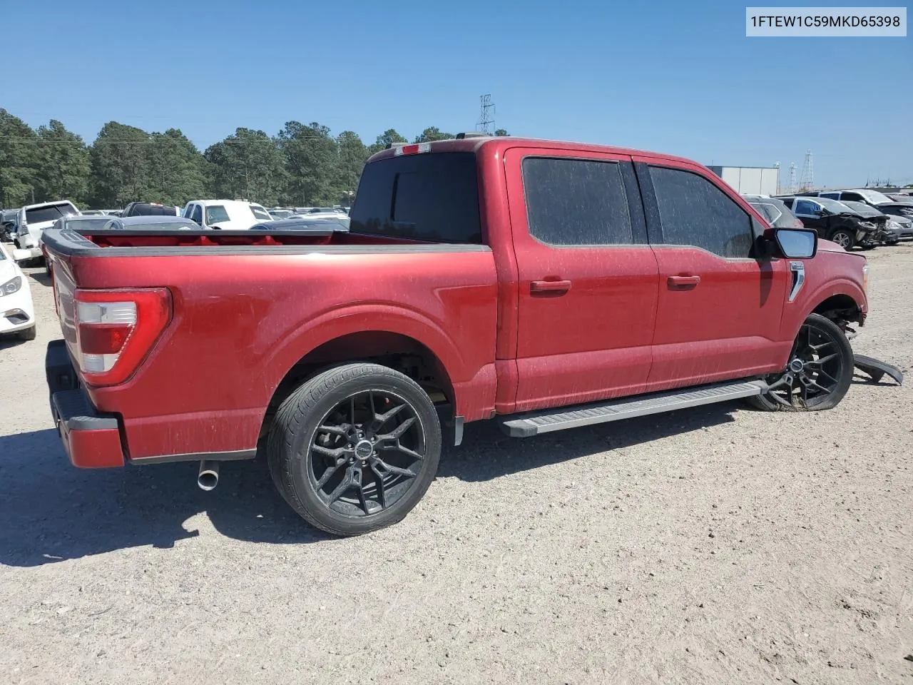 1FTEW1C59MKD65398 2021 Ford F150 Supercrew