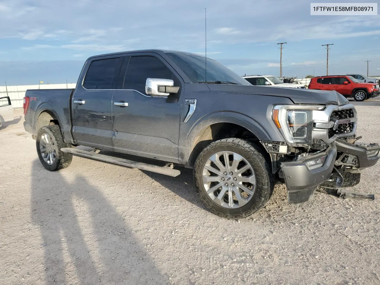 2021 Ford F150 Supercrew VIN: 1FTFW1E58MFB08971 Lot: 72388904