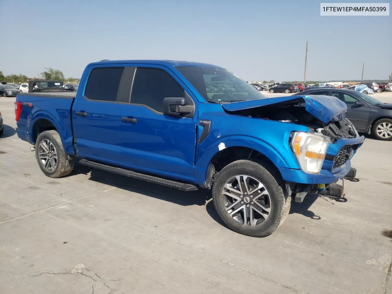 2021 Ford F150 Supercrew VIN: 1FTEW1EP4MFA50399 Lot: 74108494