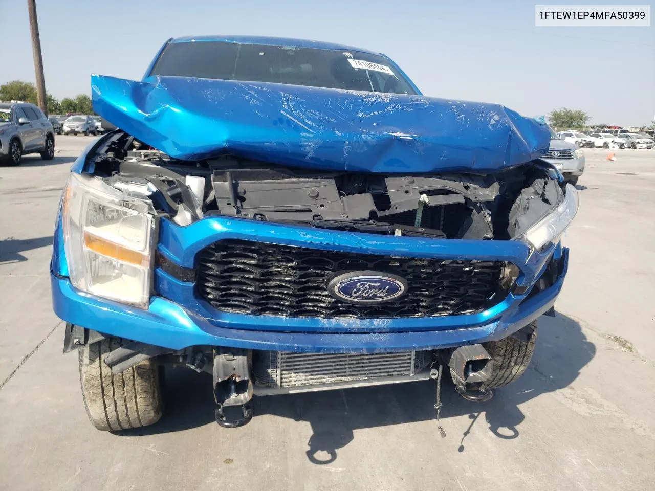 2021 Ford F150 Supercrew VIN: 1FTEW1EP4MFA50399 Lot: 74108494