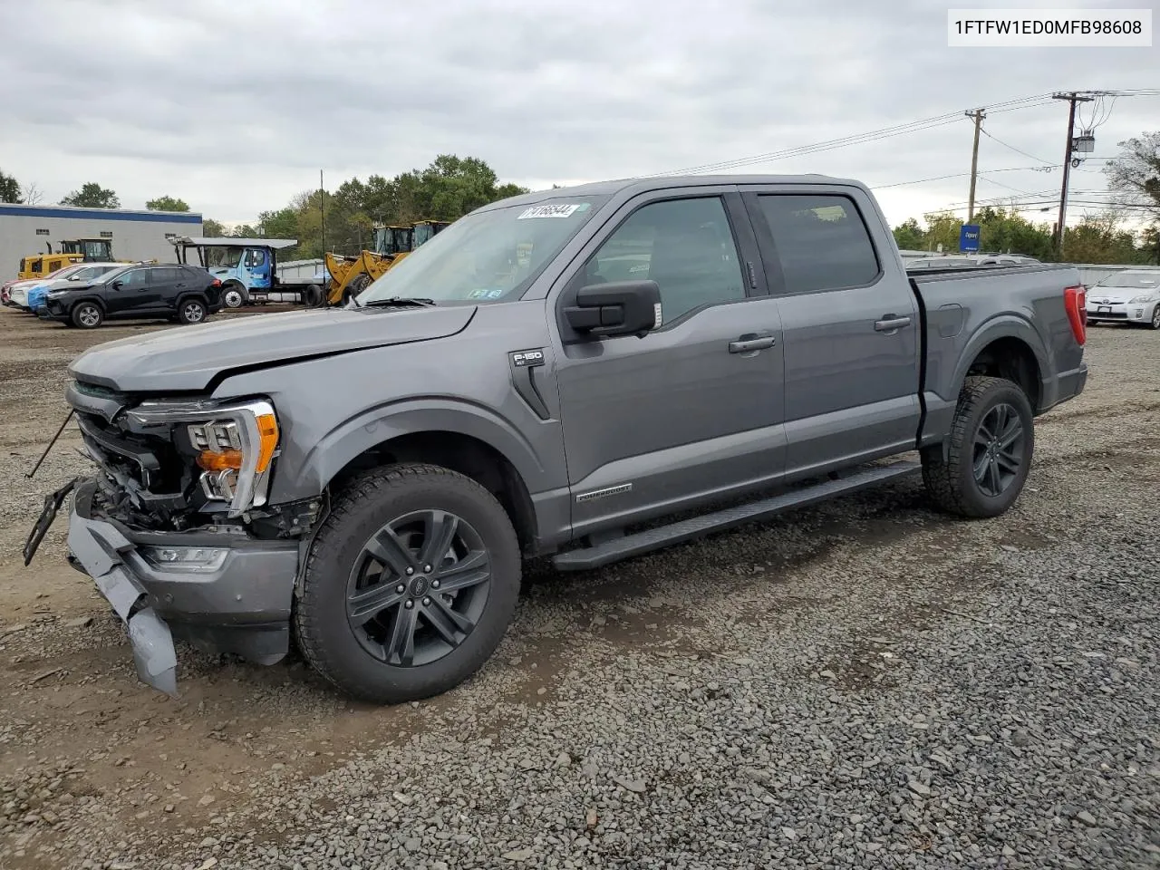 2021 Ford F150 Supercrew VIN: 1FTFW1ED0MFB98608 Lot: 74166544