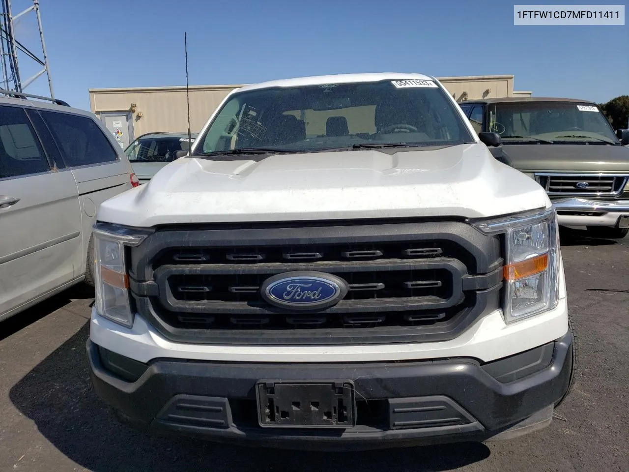 2021 Ford F150 Supercrew VIN: 1FTFW1CD7MFD11411 Lot: 74180004