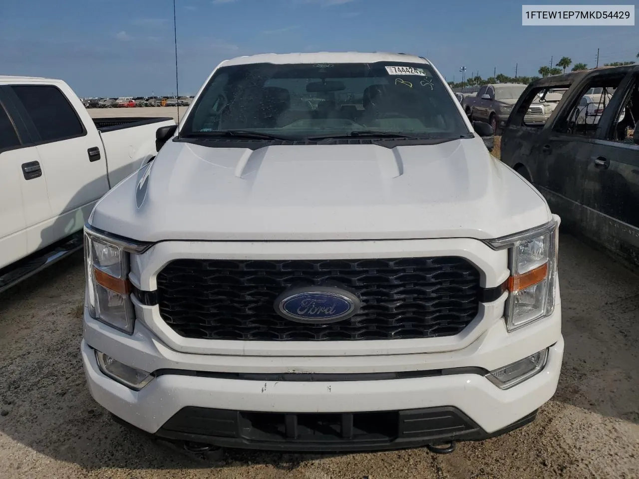 2021 Ford F150 Supercrew VIN: 1FTEW1EP7MKD54429 Lot: 74442474