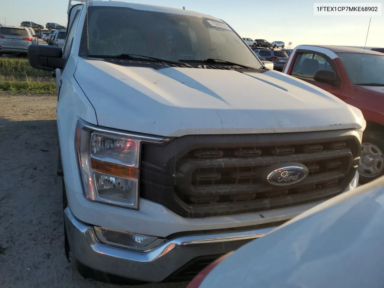 2021 Ford F150 Super Cab VIN: 1FTEX1CP7MKE68902 Lot: 75390794