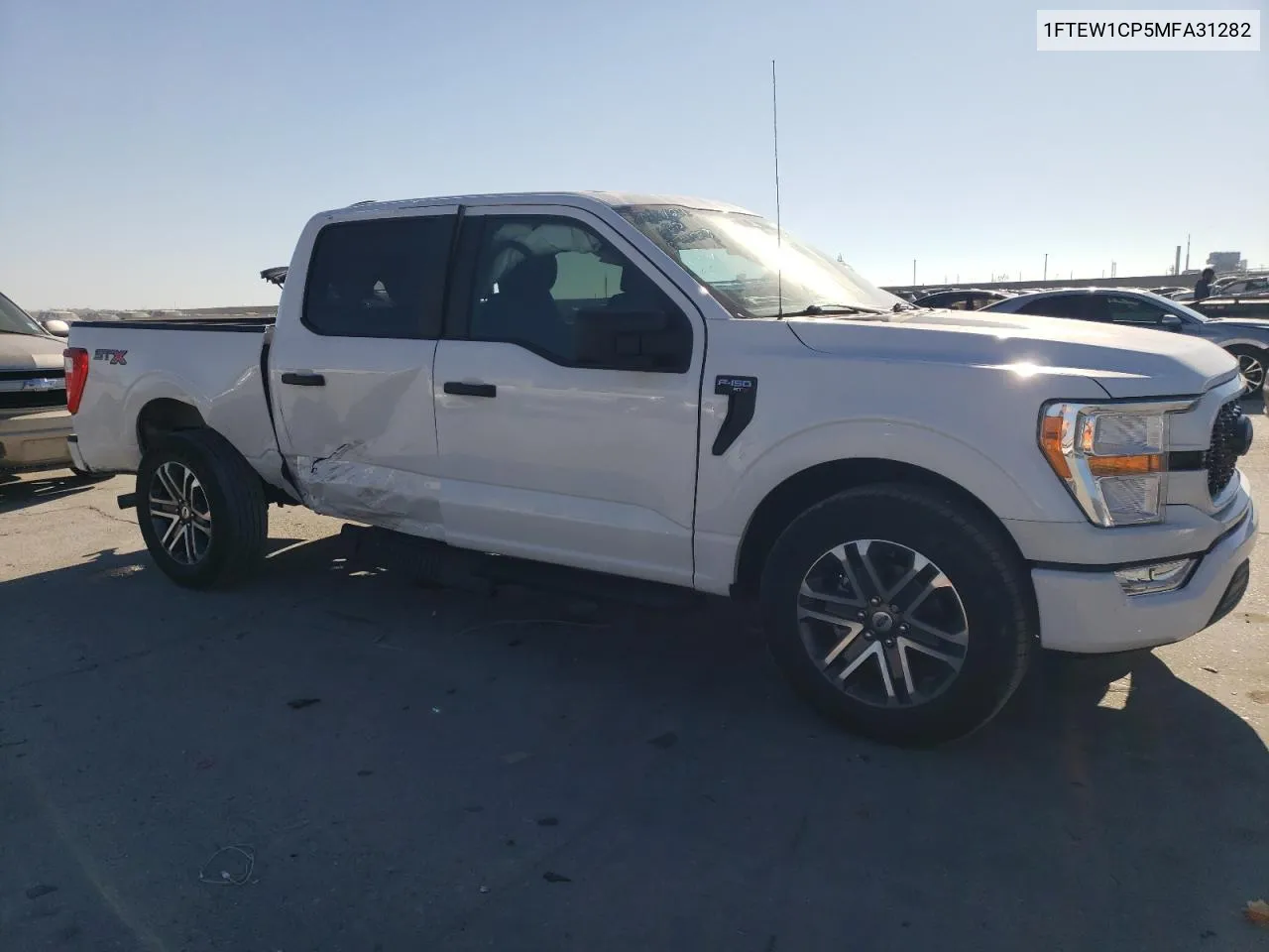 2021 Ford F150 Supercrew VIN: 1FTEW1CP5MFA31282 Lot: 76694824