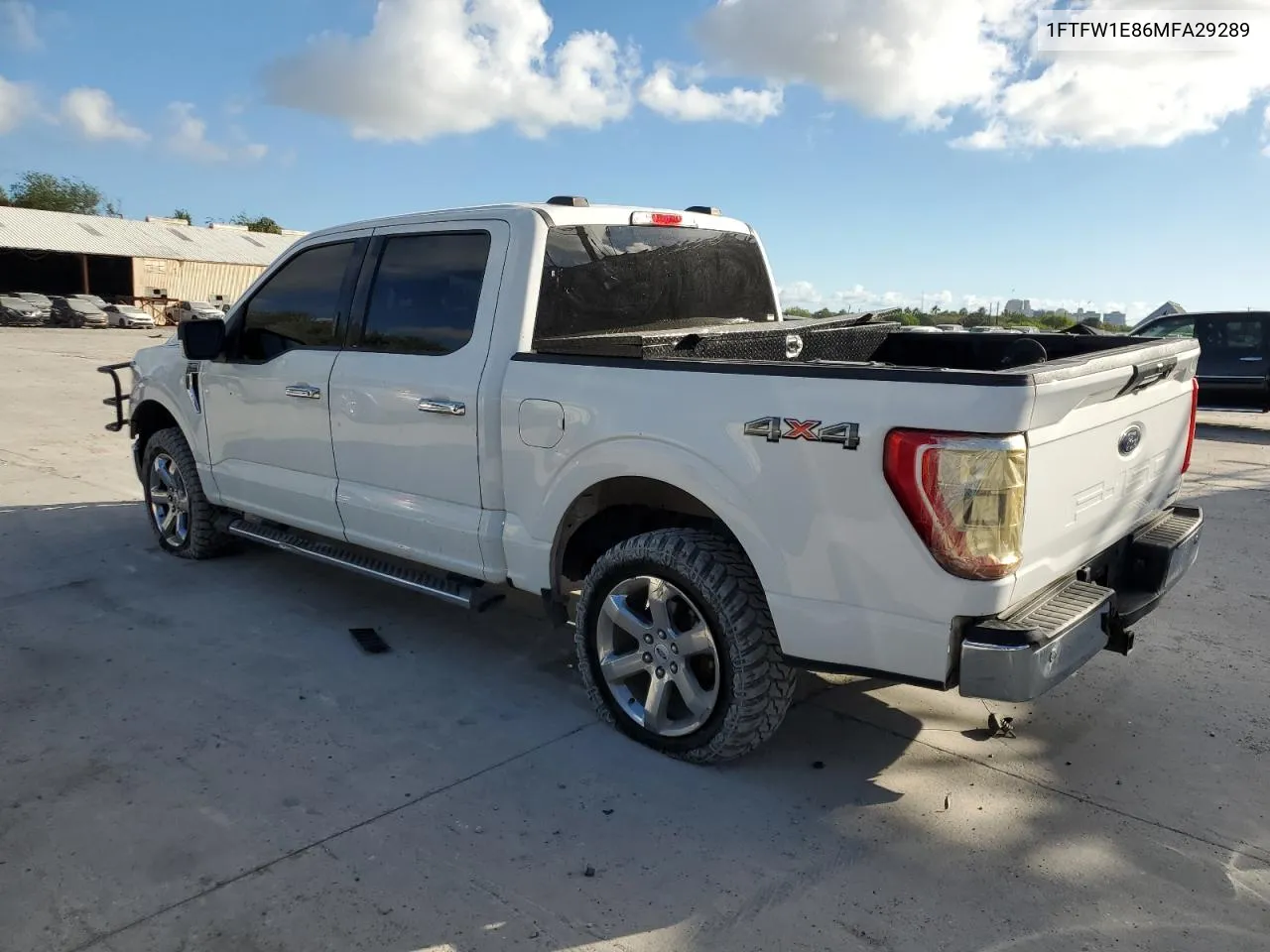 2021 Ford F150 Supercrew VIN: 1FTFW1E86MFA29289 Lot: 77581194