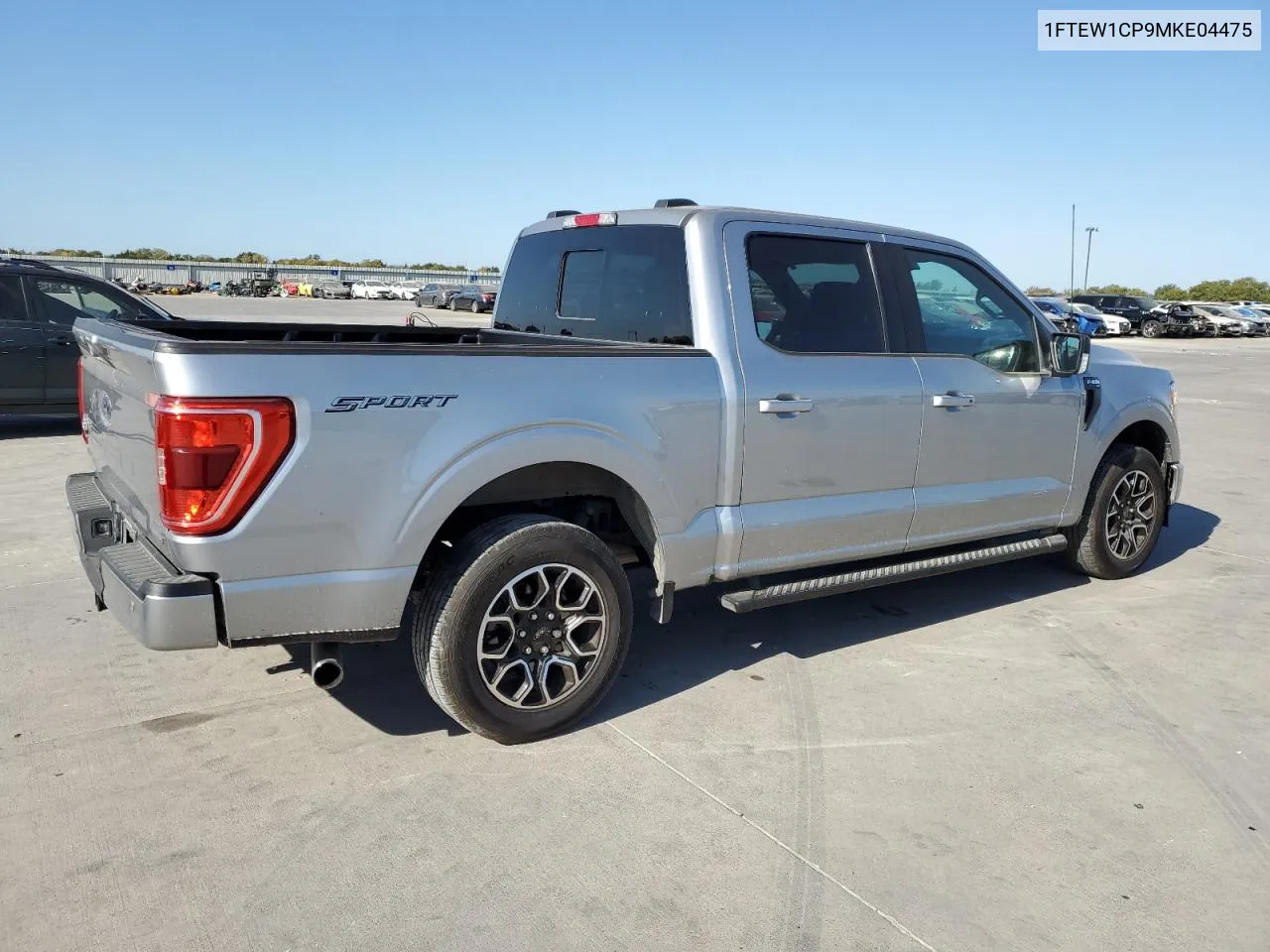 2021 Ford F150 Supercrew VIN: 1FTEW1CP9MKE04475 Lot: 77660484