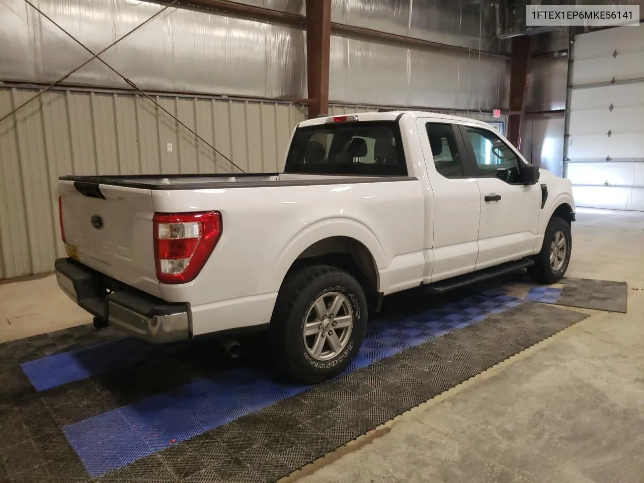 2021 Ford F150 Super Cab VIN: 1FTEX1EP6MKE56141 Lot: 77767174