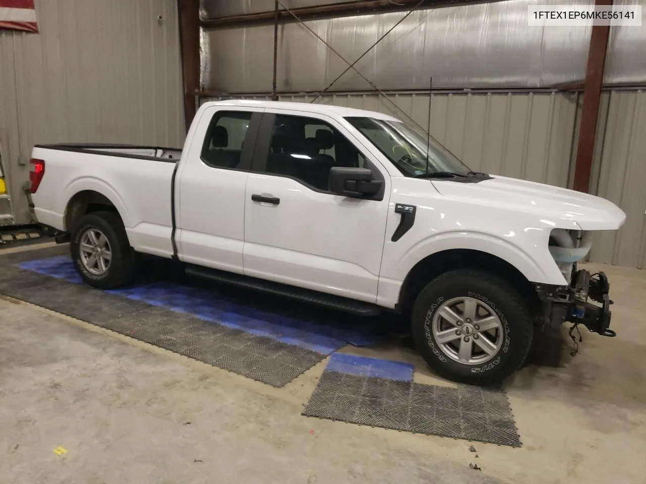 2021 Ford F150 Super Cab VIN: 1FTEX1EP6MKE56141 Lot: 77767174