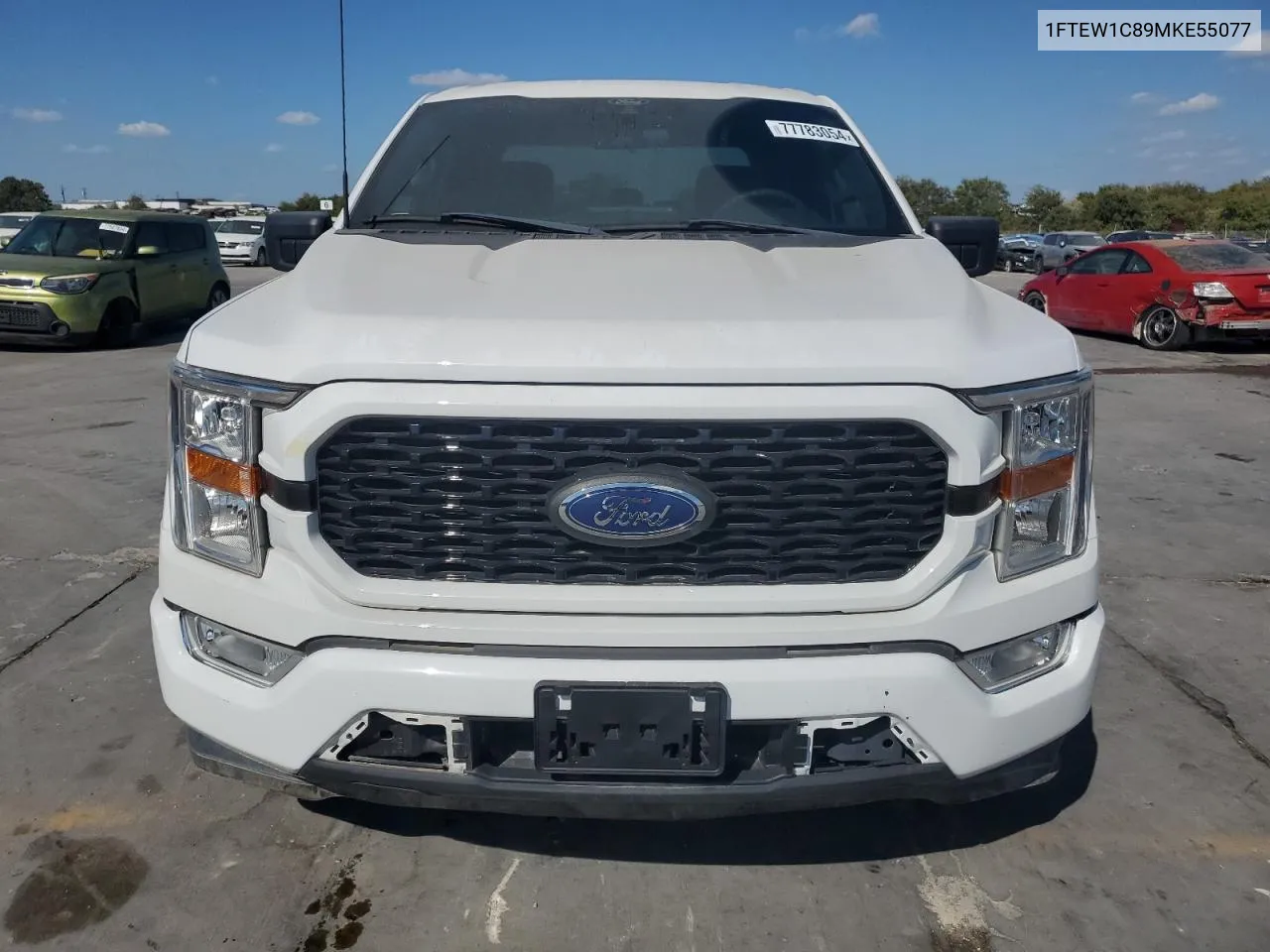 2021 Ford F150 Supercrew VIN: 1FTEW1C89MKE55077 Lot: 77783054