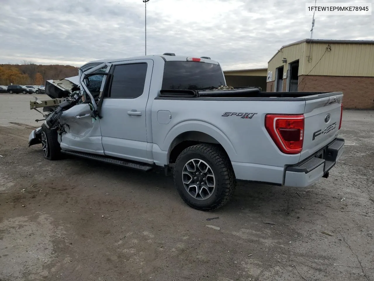 2021 Ford F150 Supercrew VIN: 1FTEW1EP9MKE78945 Lot: 77880674