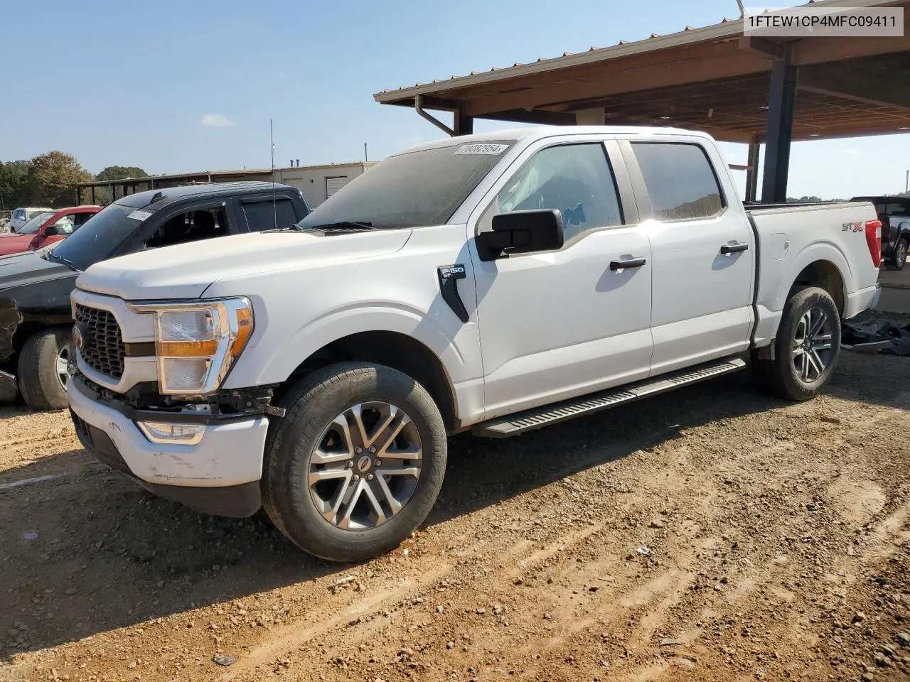 2021 Ford F150 Supercrew VIN: 1FTEW1CP4MFC09411 Lot: 78082954