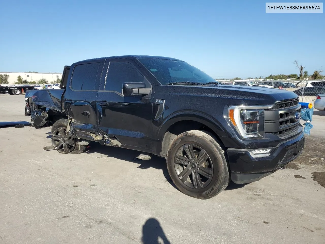 2021 Ford F150 Supercrew VIN: 1FTFW1E83MFA96674 Lot: 78901014