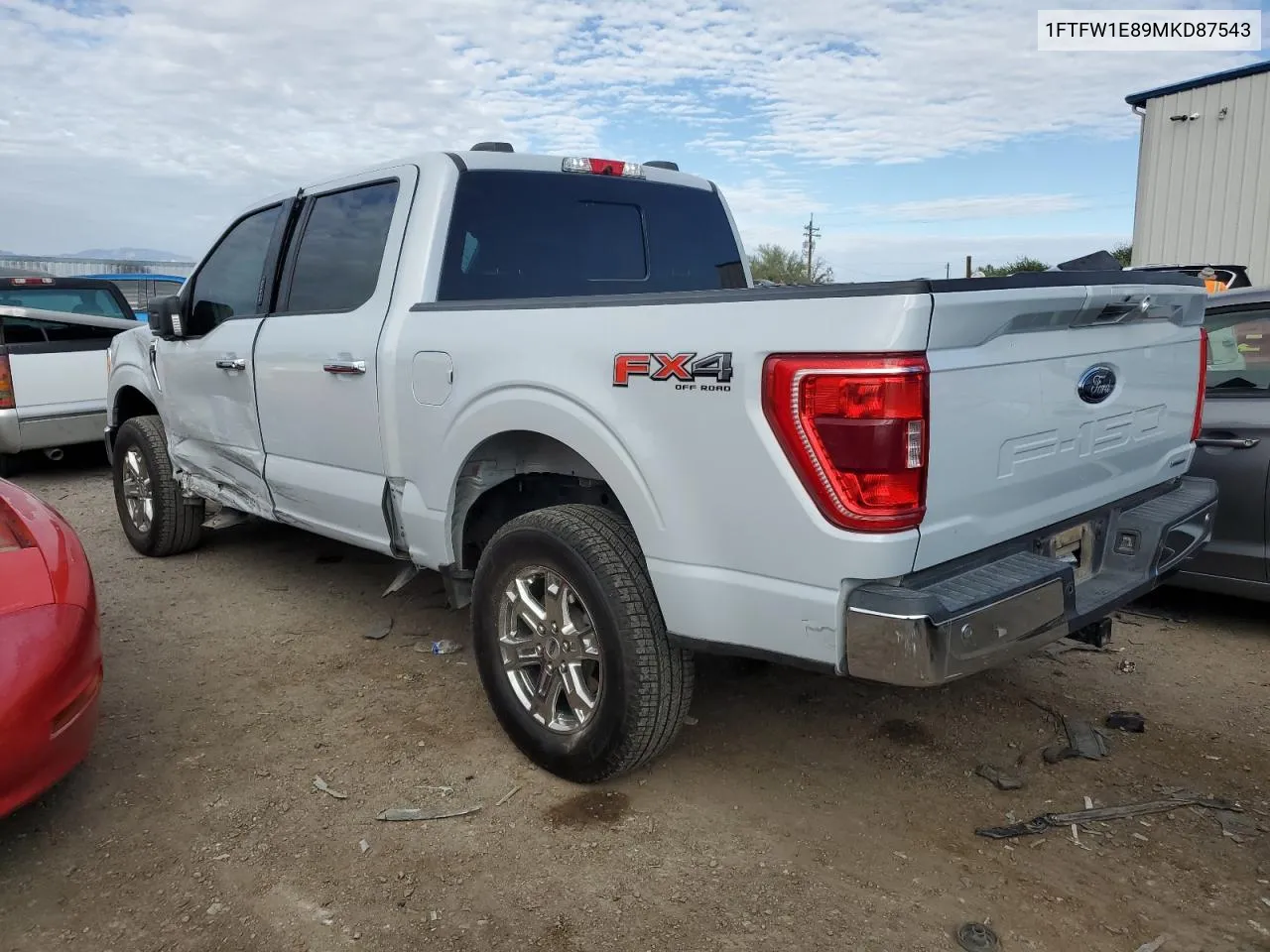 2021 Ford F150 Supercrew VIN: 1FTFW1E89MKD87543 Lot: 79342544