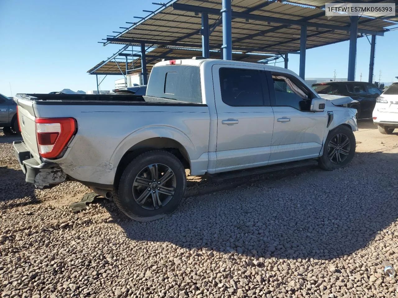 2021 Ford F150 Supercrew VIN: 1FTFW1E57MKD56393 Lot: 79644634