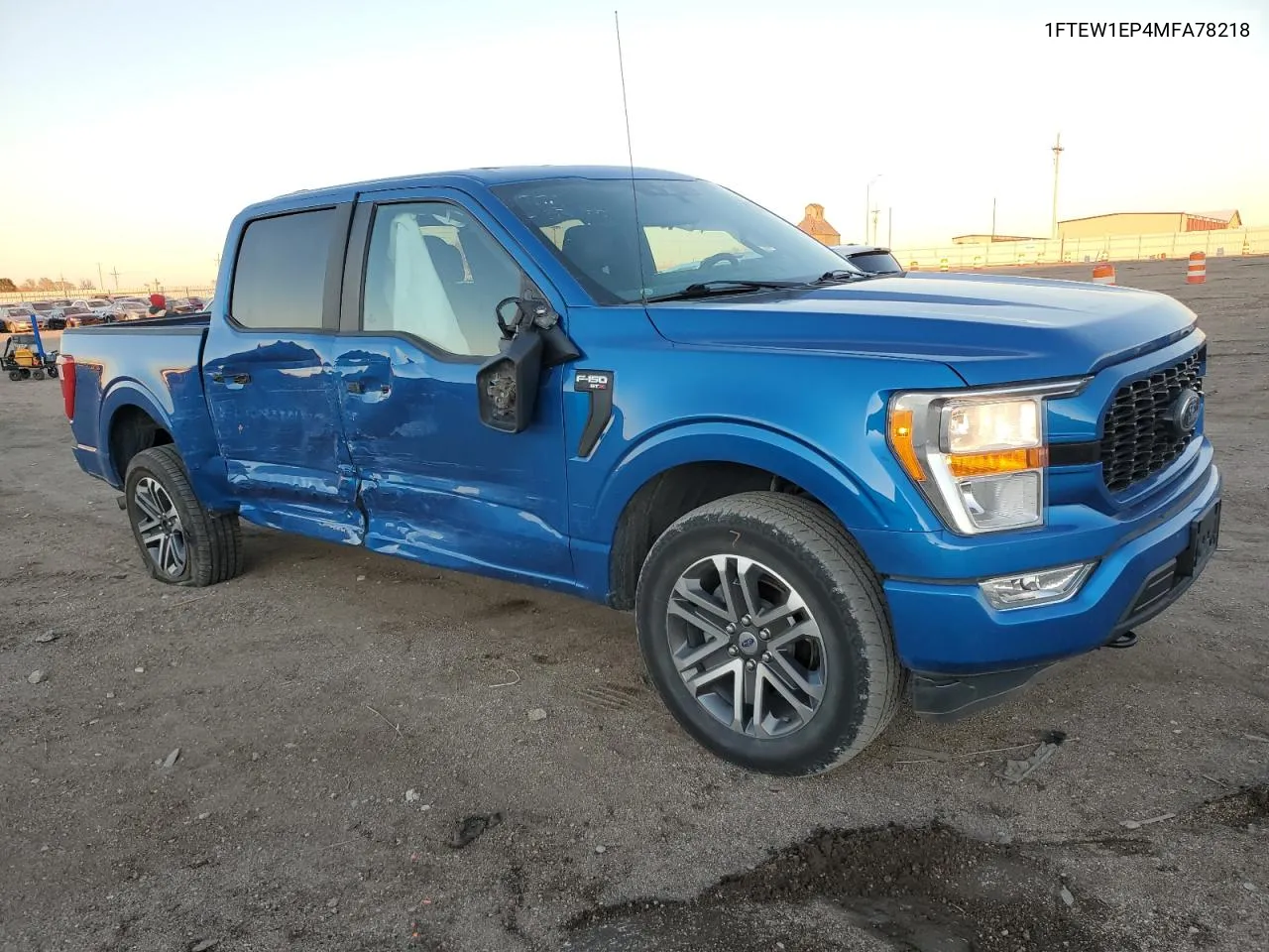 2021 Ford F150 Supercrew VIN: 1FTEW1EP4MFA78218 Lot: 80082064