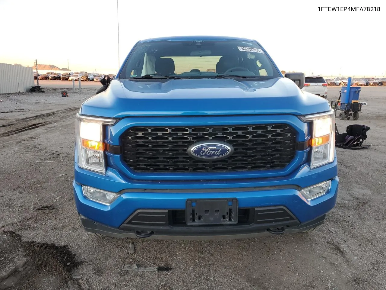 2021 Ford F150 Supercrew VIN: 1FTEW1EP4MFA78218 Lot: 80082064