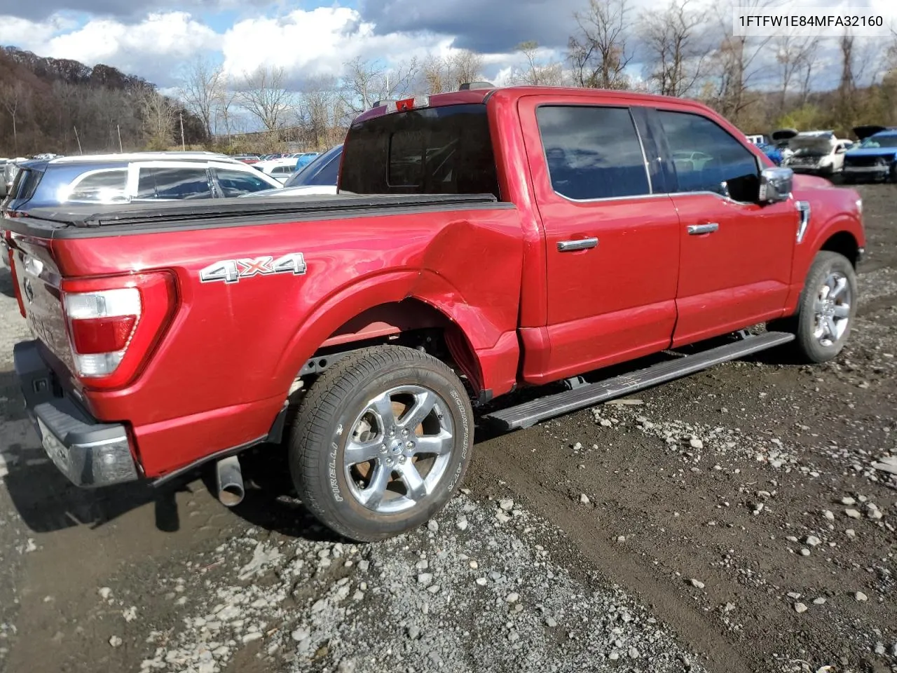 2021 Ford F150 Supercrew VIN: 1FTFW1E84MFA32160 Lot: 80128084