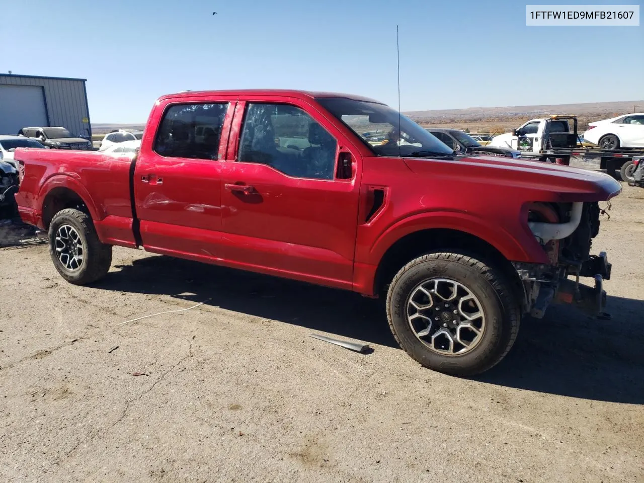 2021 Ford F150 Supercrew VIN: 1FTFW1ED9MFB21607 Lot: 80231584