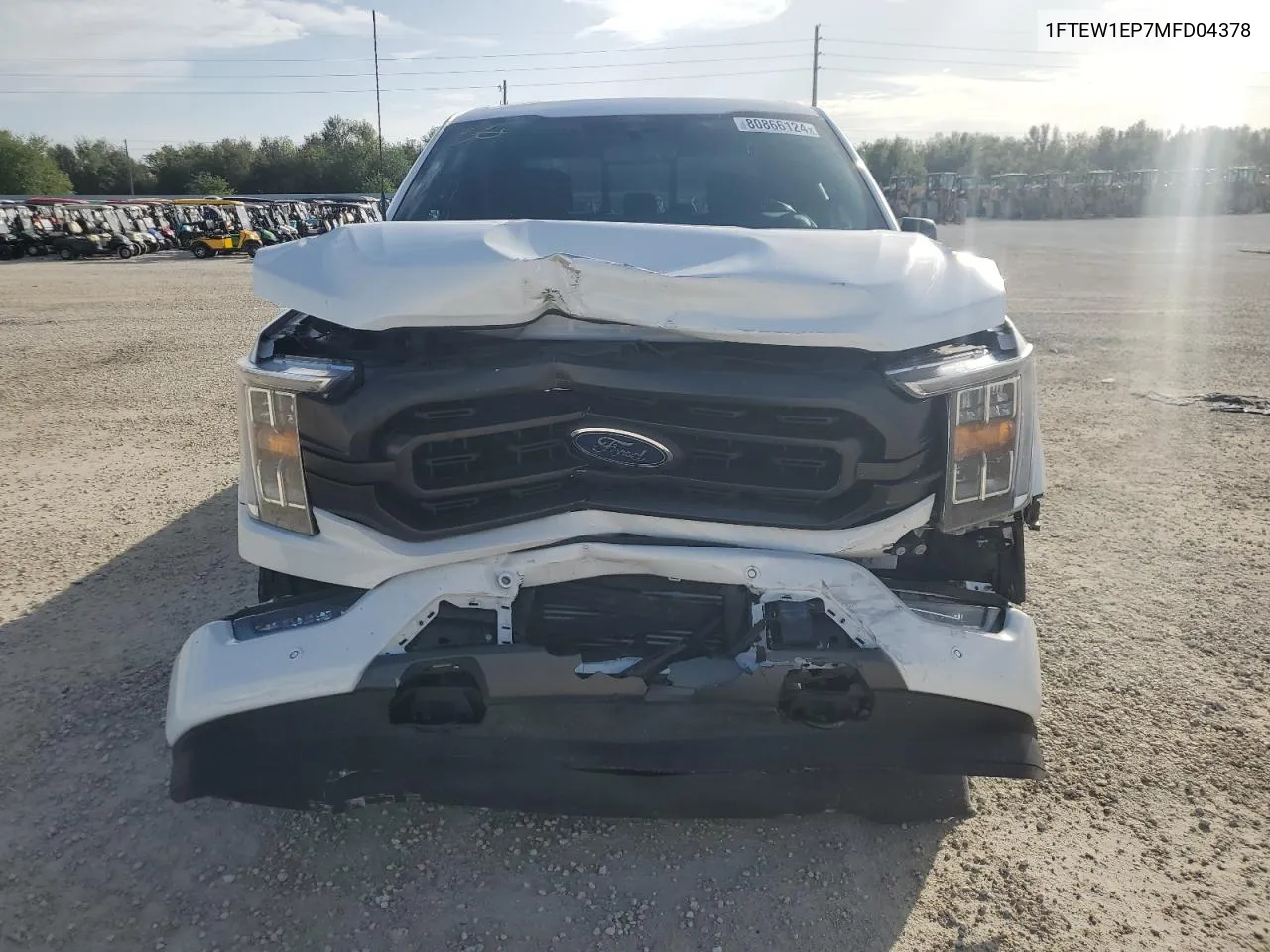 2021 Ford F150 Supercrew VIN: 1FTEW1EP7MFD04378 Lot: 80866124