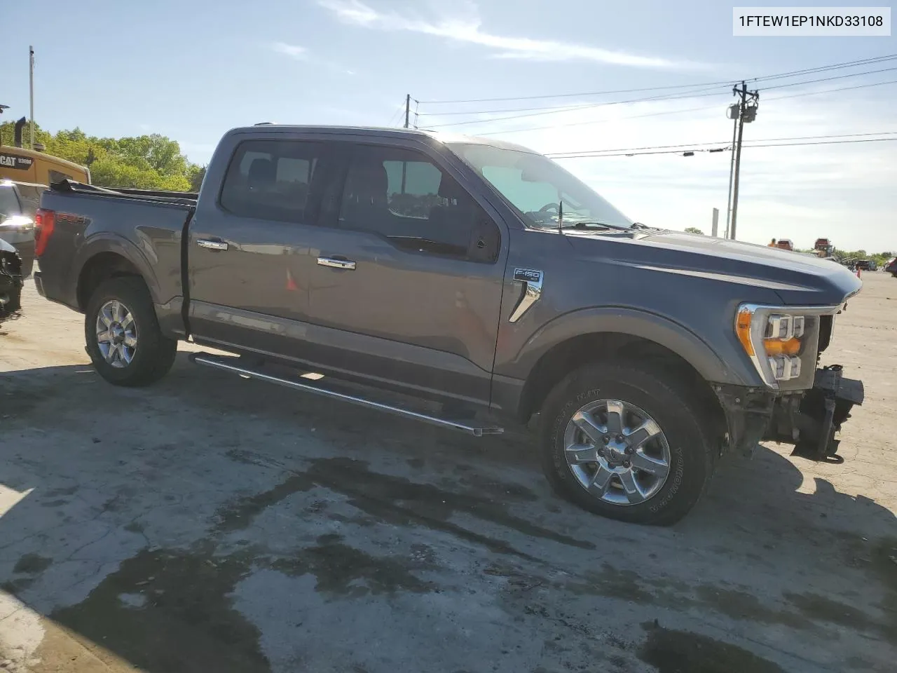 2022 Ford F150 Supercrew VIN: 1FTEW1EP1NKD33108 Lot: 51639524