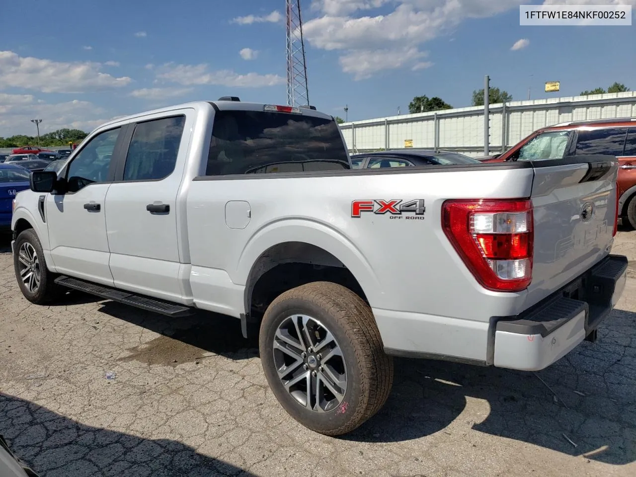 2022 Ford F150 Supercrew VIN: 1FTFW1E84NKF00252 Lot: 60221174