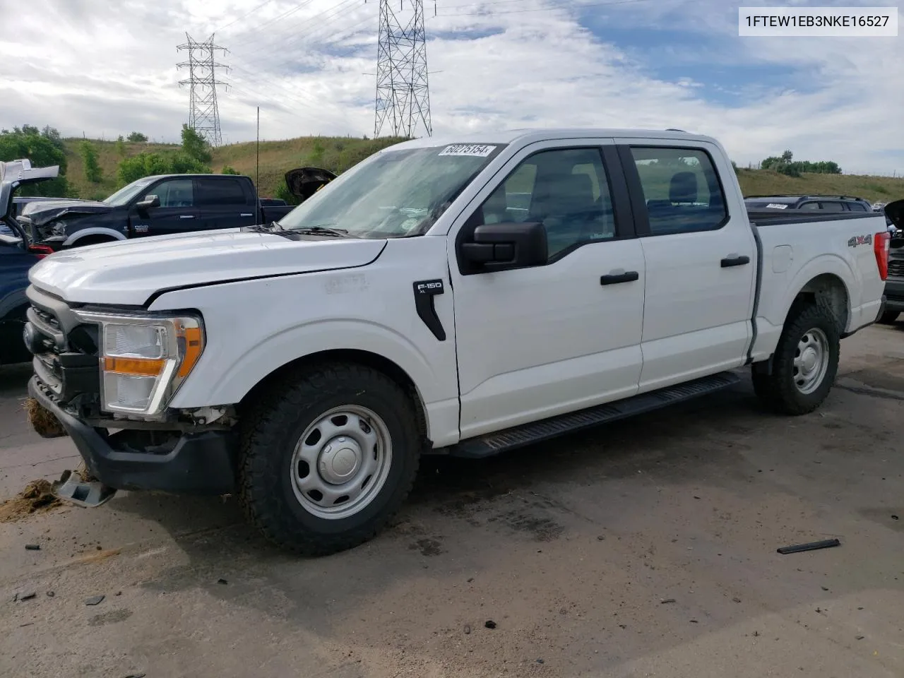 2022 Ford F150 Supercrew VIN: 1FTEW1EB3NKE16527 Lot: 60275154