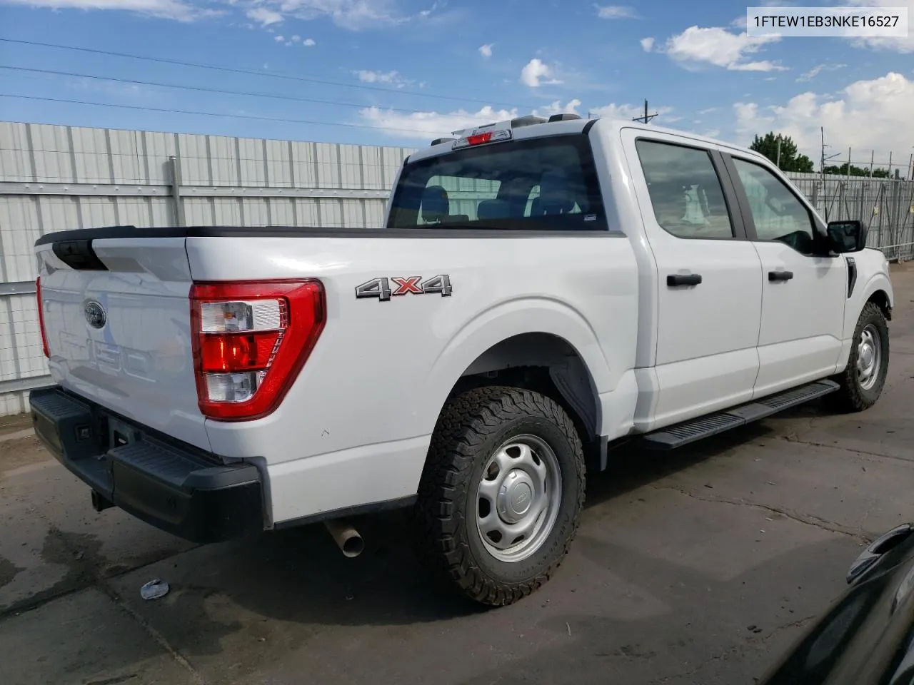 2022 Ford F150 Supercrew VIN: 1FTEW1EB3NKE16527 Lot: 60275154