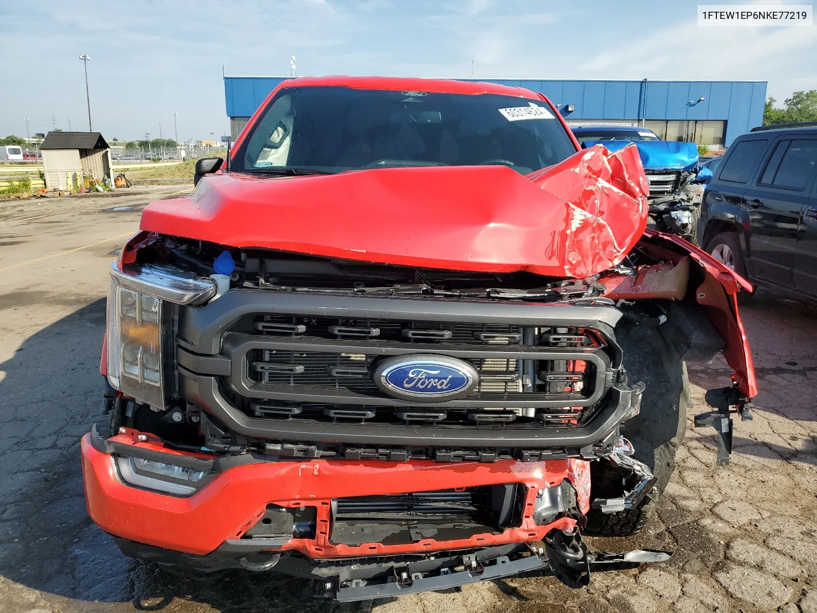 2022 Ford F150 Supercrew VIN: 1FTEW1EP6NKE77219 Lot: 60314624