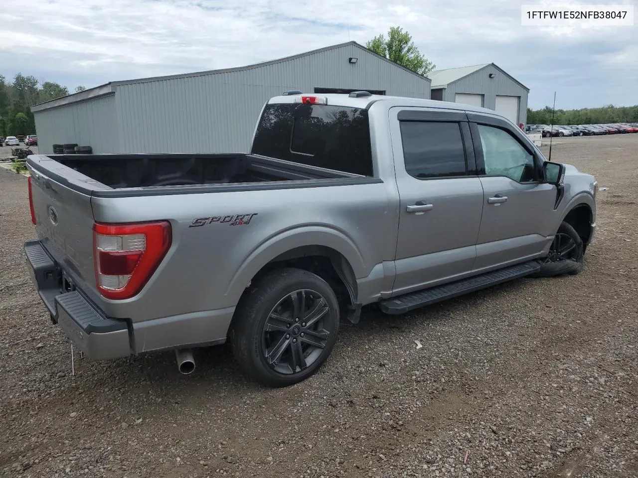 2022 Ford F150 Supercrew VIN: 1FTFW1E52NFB38047 Lot: 60452794