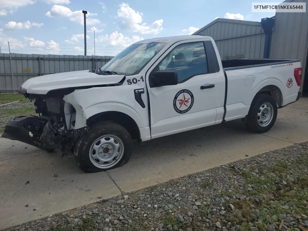 2022 Ford F150 VIN: 1FTMF1CB1NKE65448 Lot: 60610254