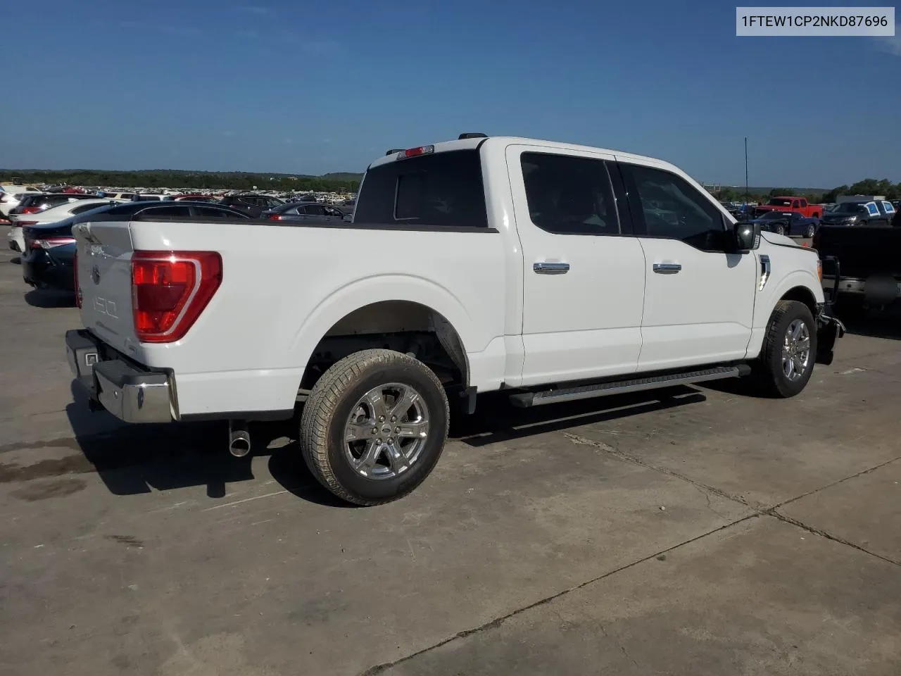 2022 Ford F150 Supercrew VIN: 1FTEW1CP2NKD87696 Lot: 61626514