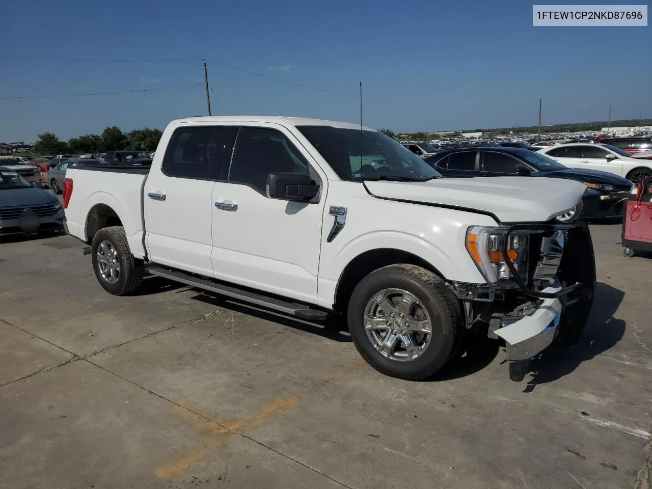 2022 Ford F150 Supercrew VIN: 1FTEW1CP2NKD87696 Lot: 61626514