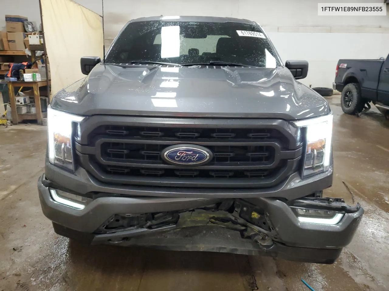 2022 Ford F150 Supercrew VIN: 1FTFW1E89NFB23555 Lot: 61789514