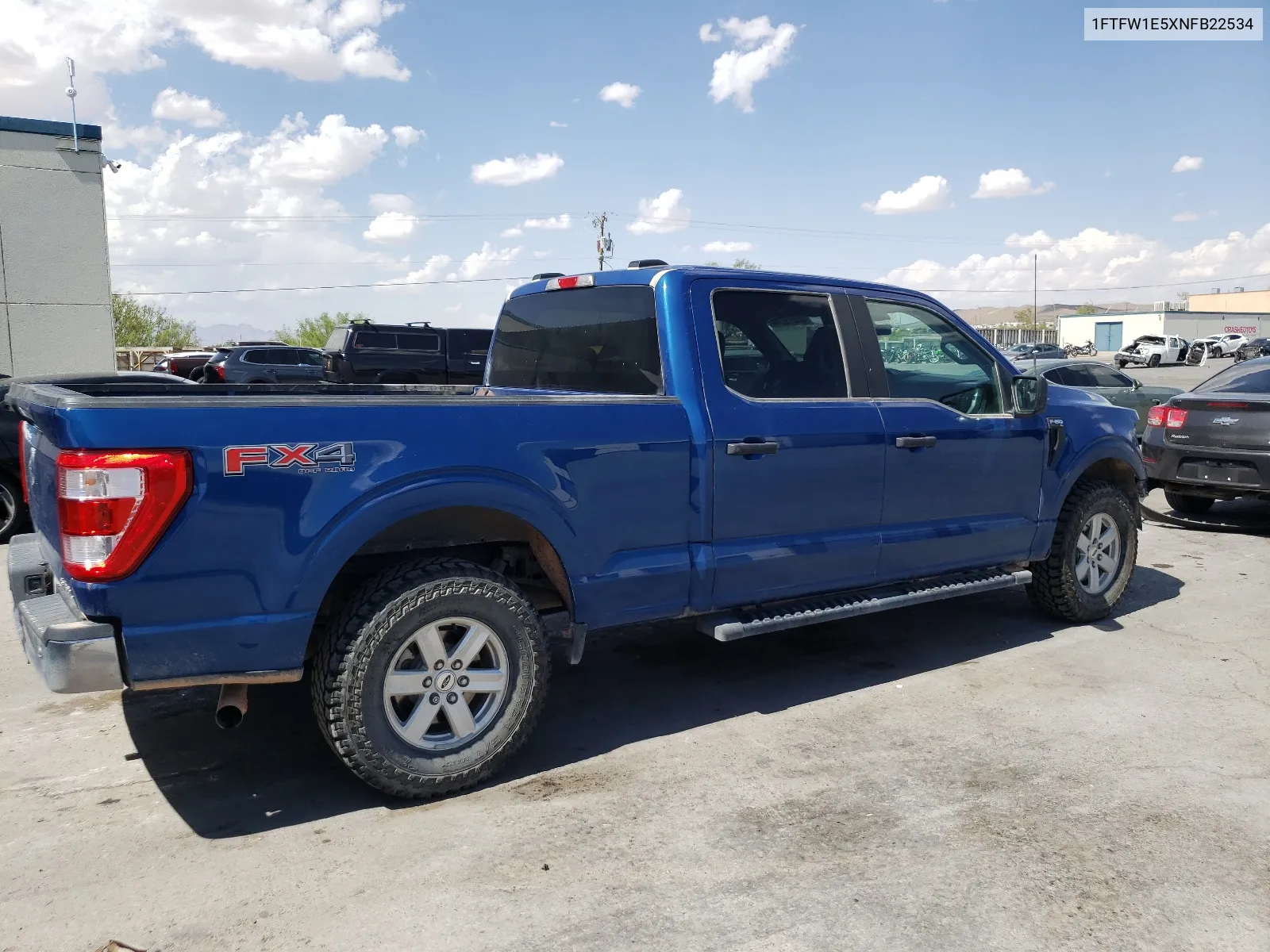 2022 Ford F150 Supercrew VIN: 1FTFW1E5XNFB22534 Lot: 62275344