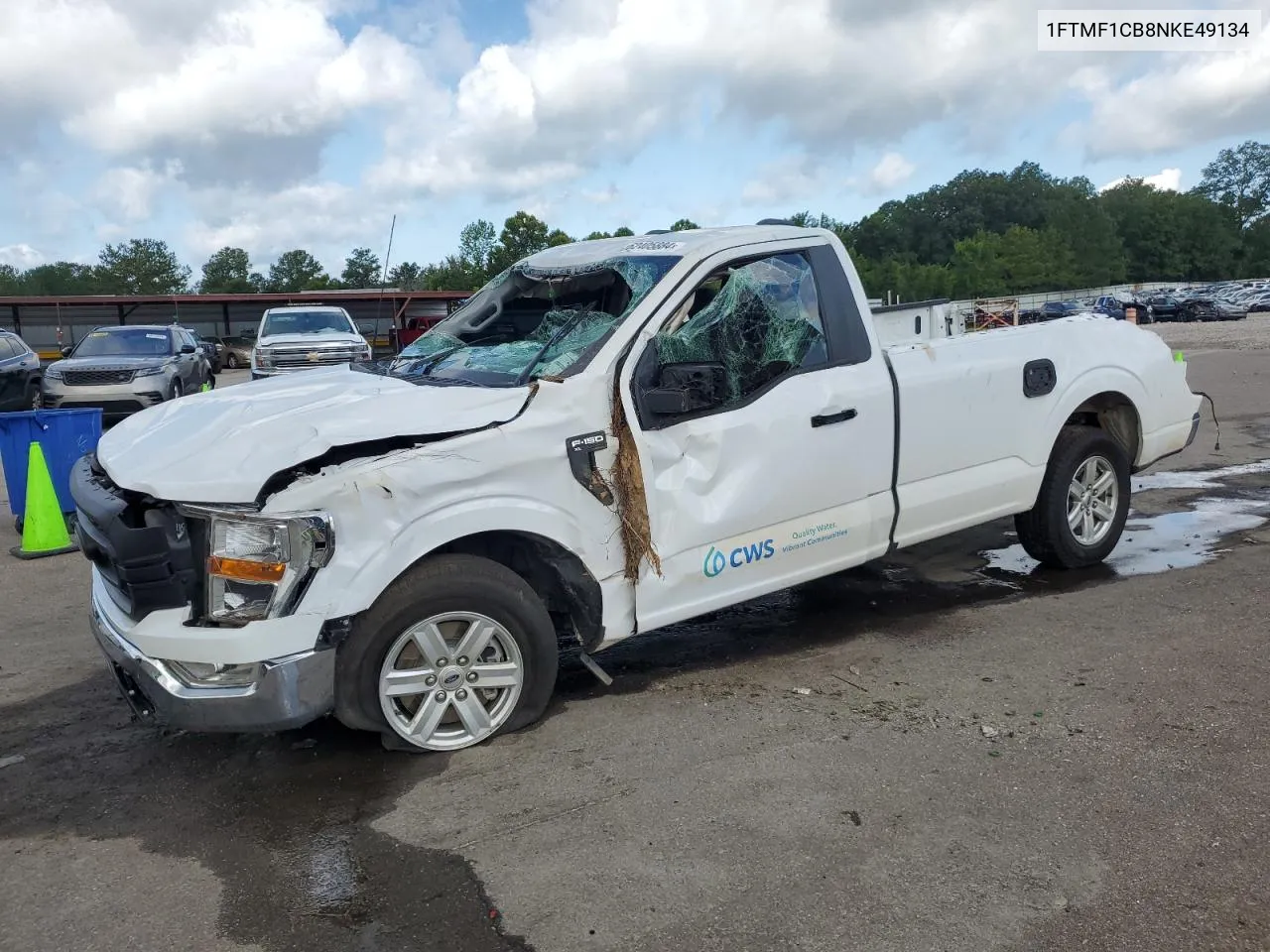 2022 Ford F150 VIN: 1FTMF1CB8NKE49134 Lot: 62405884