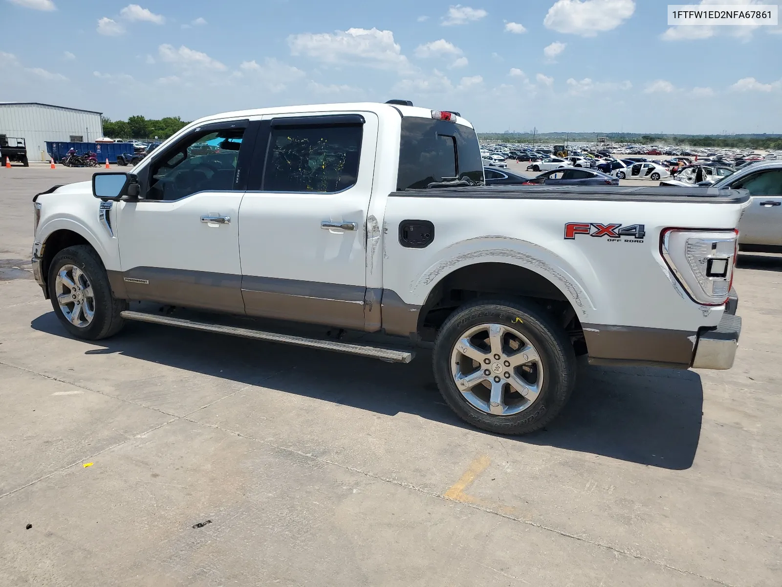 2022 Ford F150 Supercrew VIN: 1FTFW1ED2NFA67861 Lot: 62862824