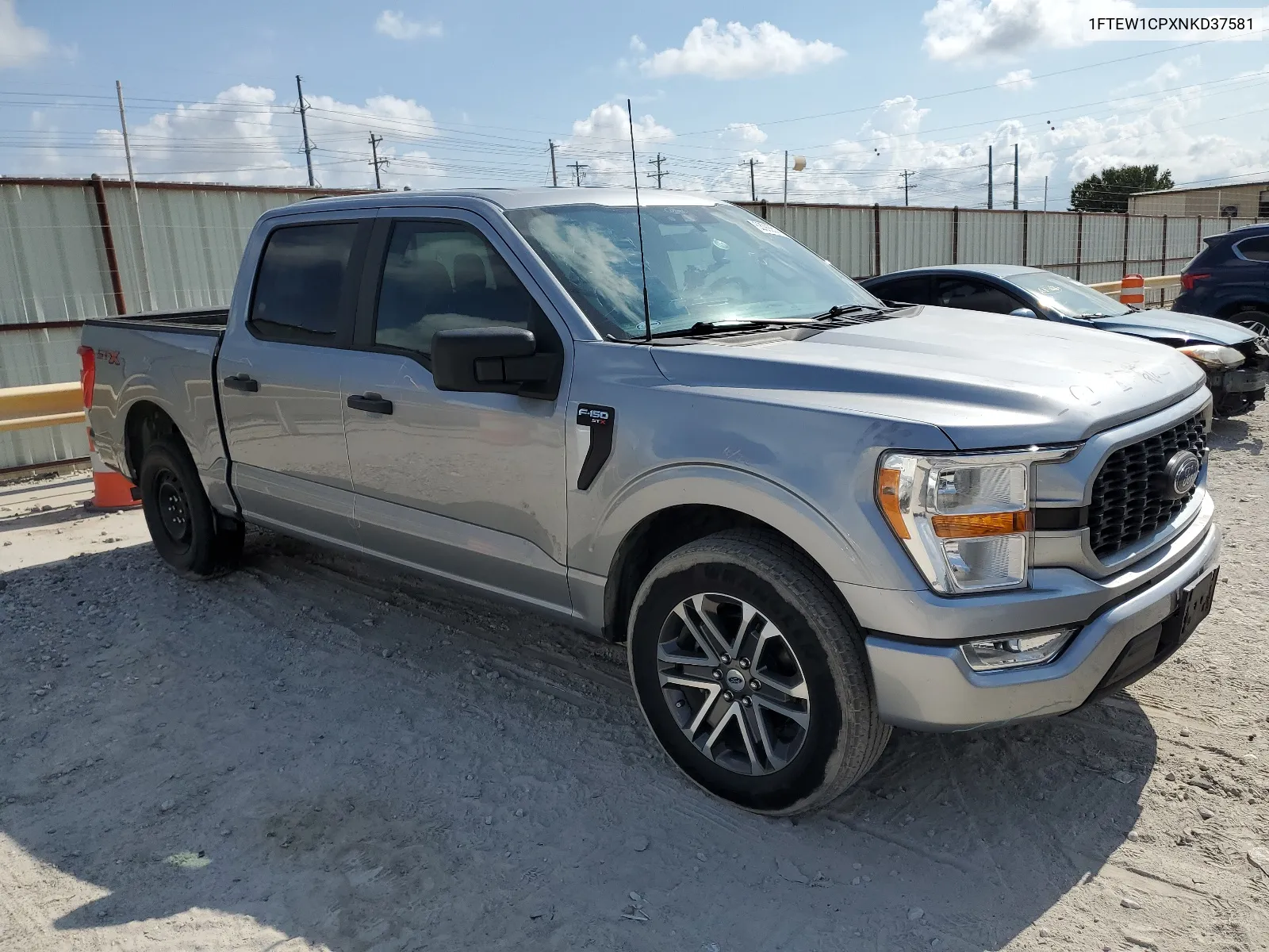 2022 Ford F150 Supercrew VIN: 1FTEW1CPXNKD37581 Lot: 63065514