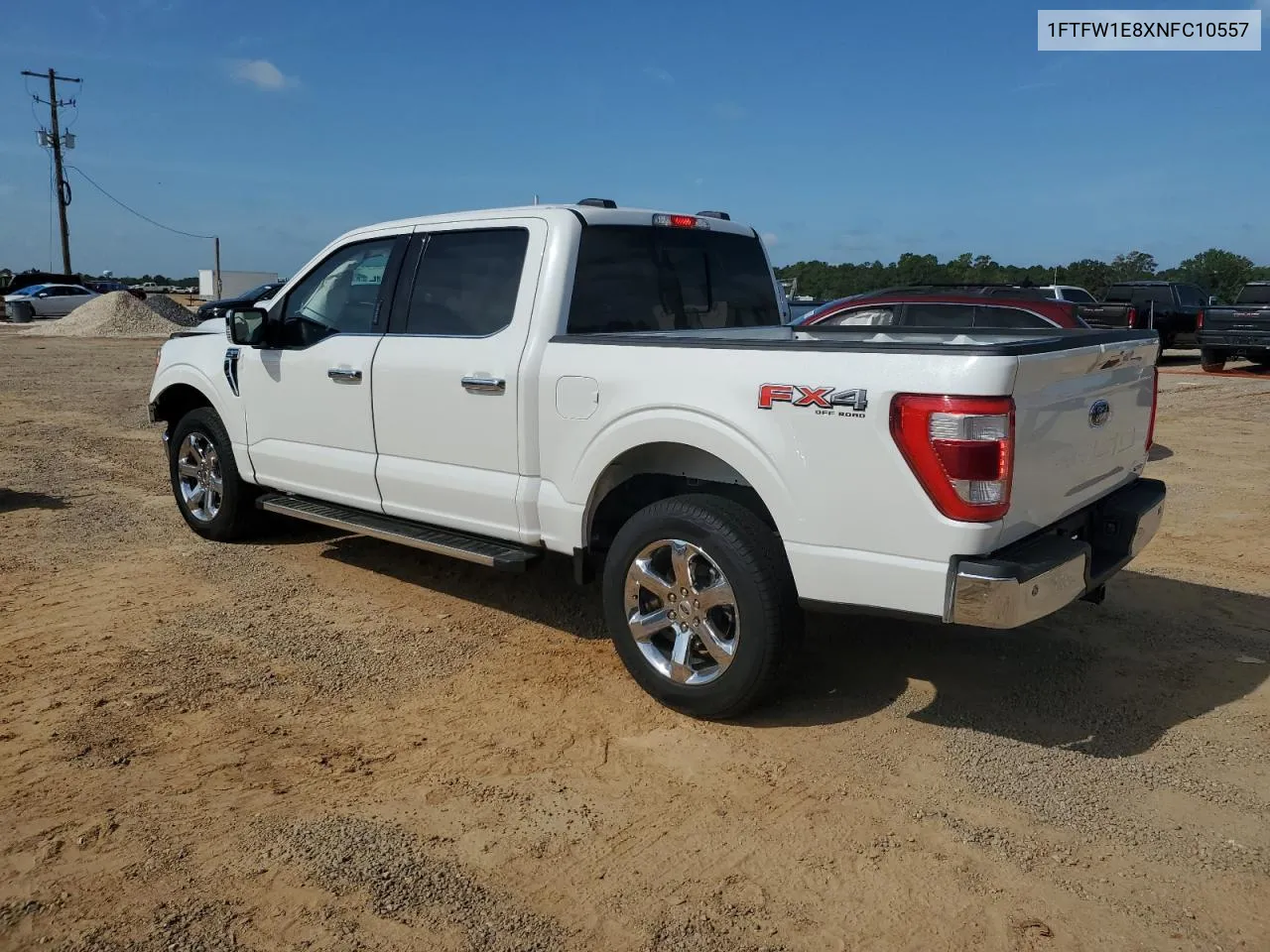 2022 Ford F150 Supercrew VIN: 1FTFW1E8XNFC10557 Lot: 64748994