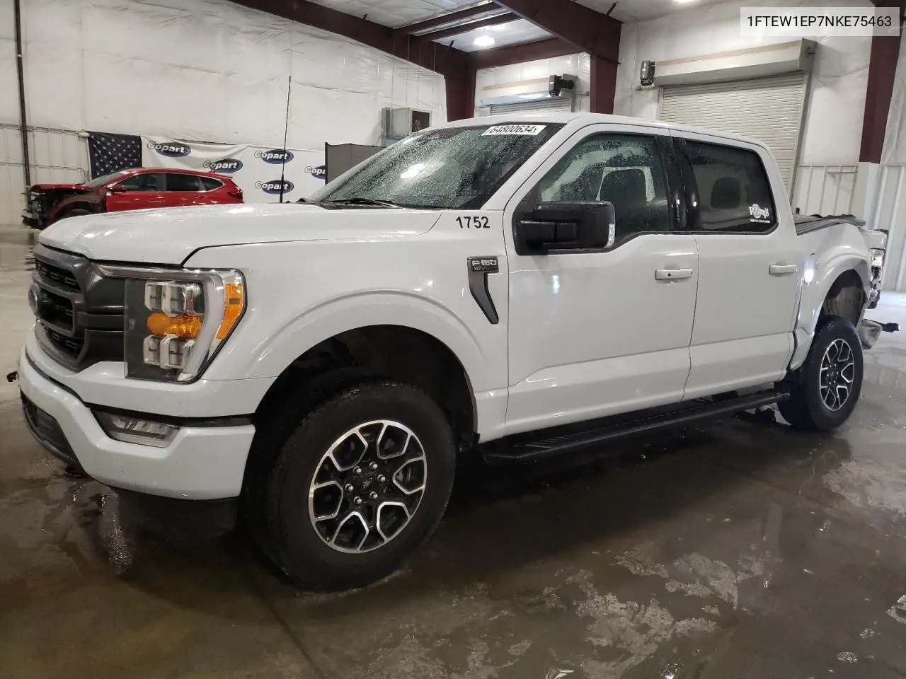 2022 Ford F150 Supercrew VIN: 1FTEW1EP7NKE75463 Lot: 64800634