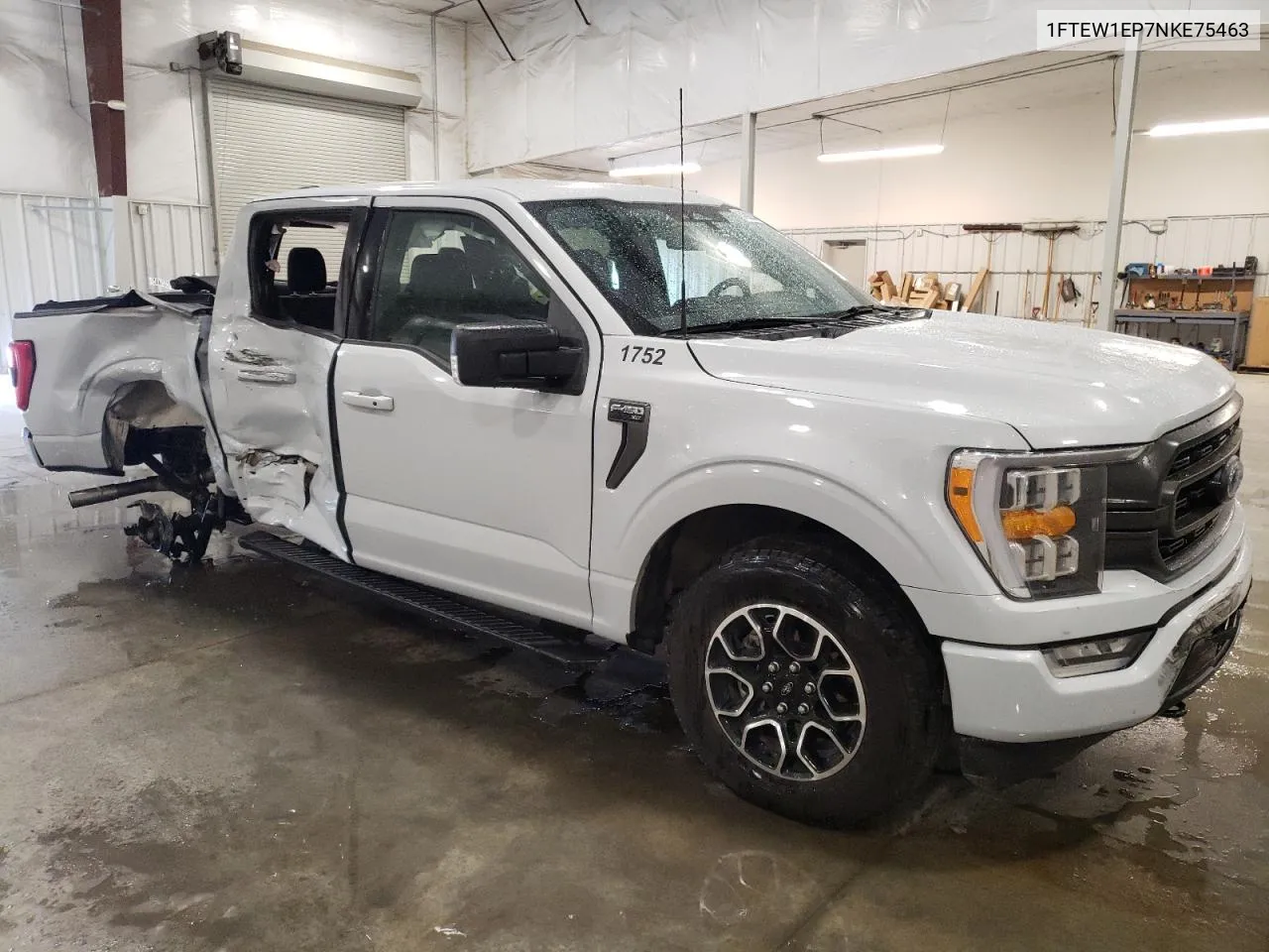 2022 Ford F150 Supercrew VIN: 1FTEW1EP7NKE75463 Lot: 64800634