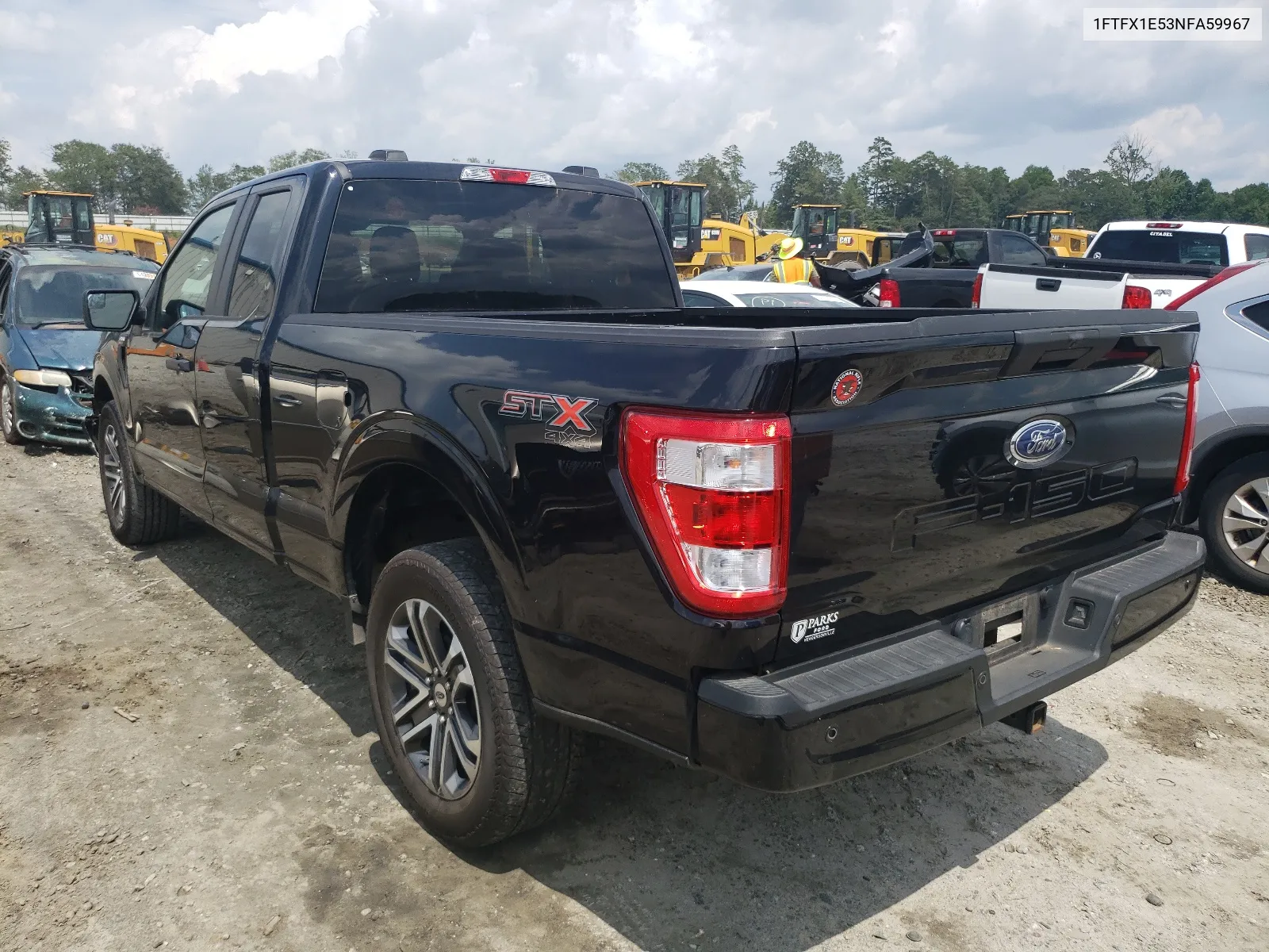 2022 Ford F150 Super Cab VIN: 1FTFX1E53NFA59967 Lot: 64910734