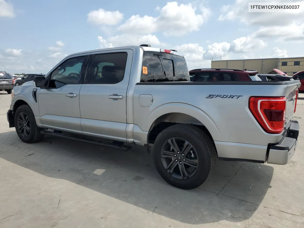 2022 Ford F150 Supercrew VIN: 1FTEW1CPXNKE60037 Lot: 65165694