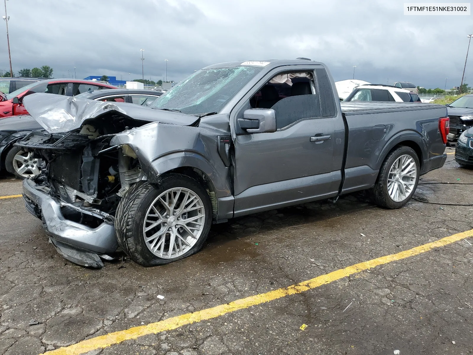 2022 Ford F150 VIN: 1FTMF1E51NKE31002 Lot: 65341794