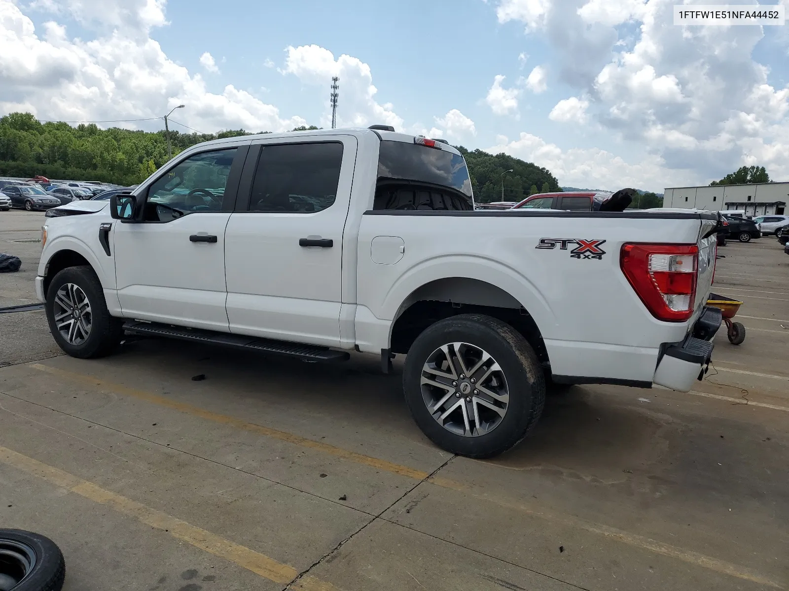 2022 Ford F150 Supercrew VIN: 1FTFW1E51NFA44452 Lot: 65549504