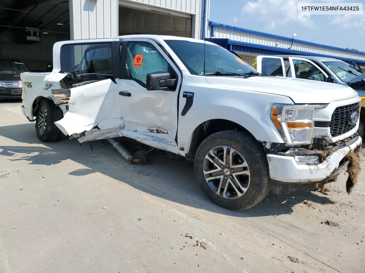 2022 Ford F150 Supercrew VIN: 1FTFW1E54NFA43425 Lot: 65620704