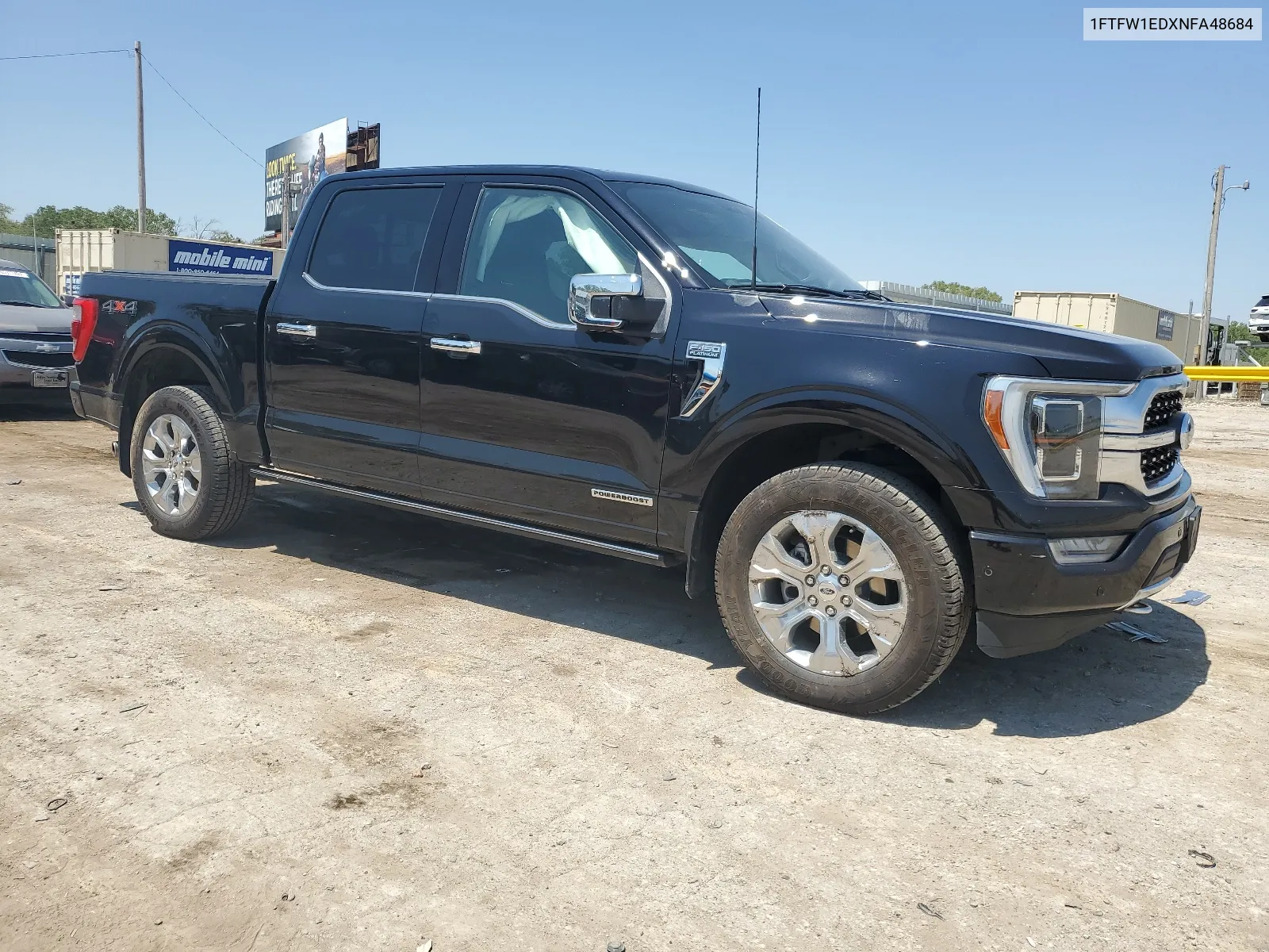 2022 Ford F150 Supercrew VIN: 1FTFW1EDXNFA48684 Lot: 66075944