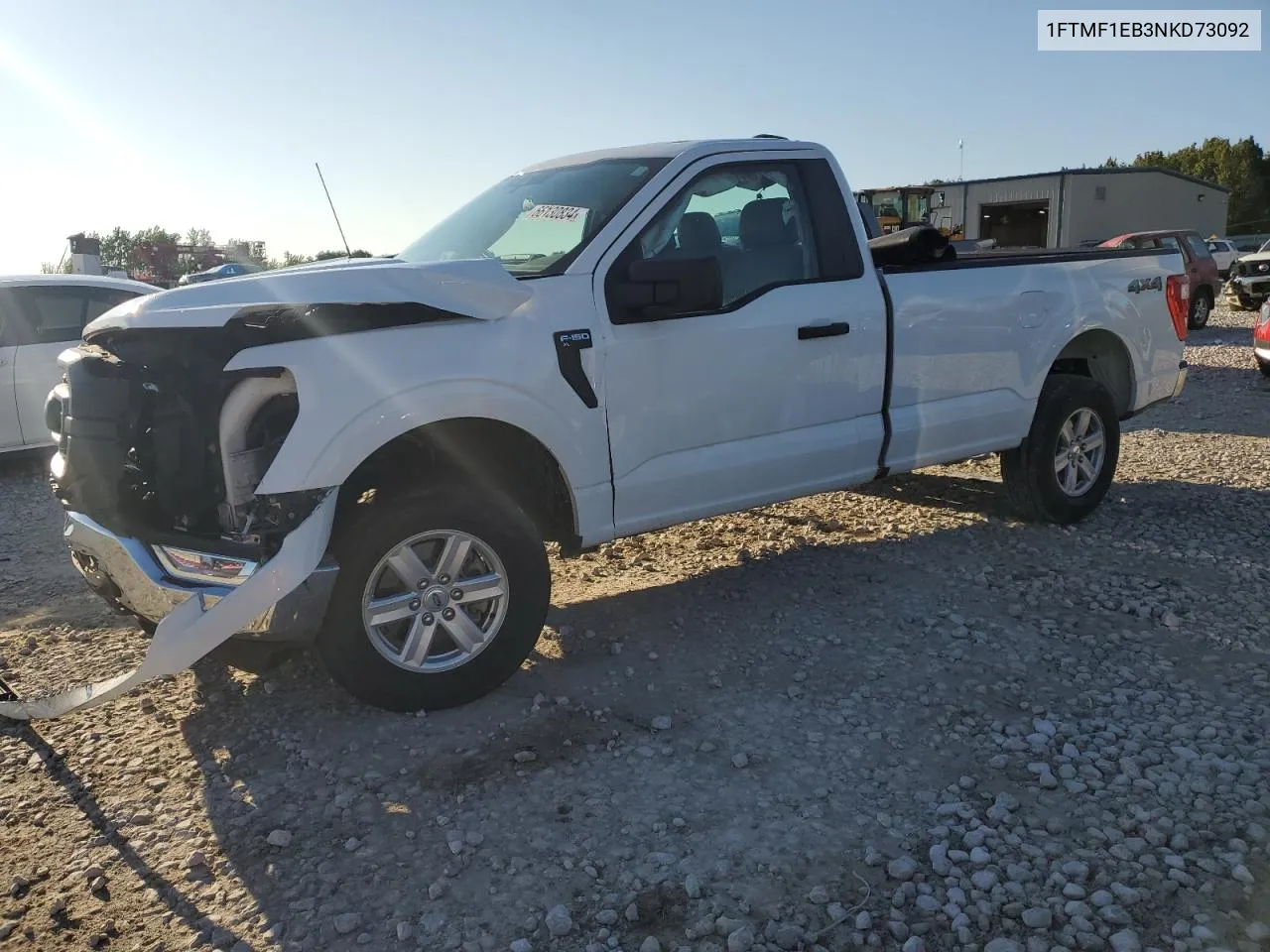 2022 Ford F150 VIN: 1FTMF1EB3NKD73092 Lot: 66130834