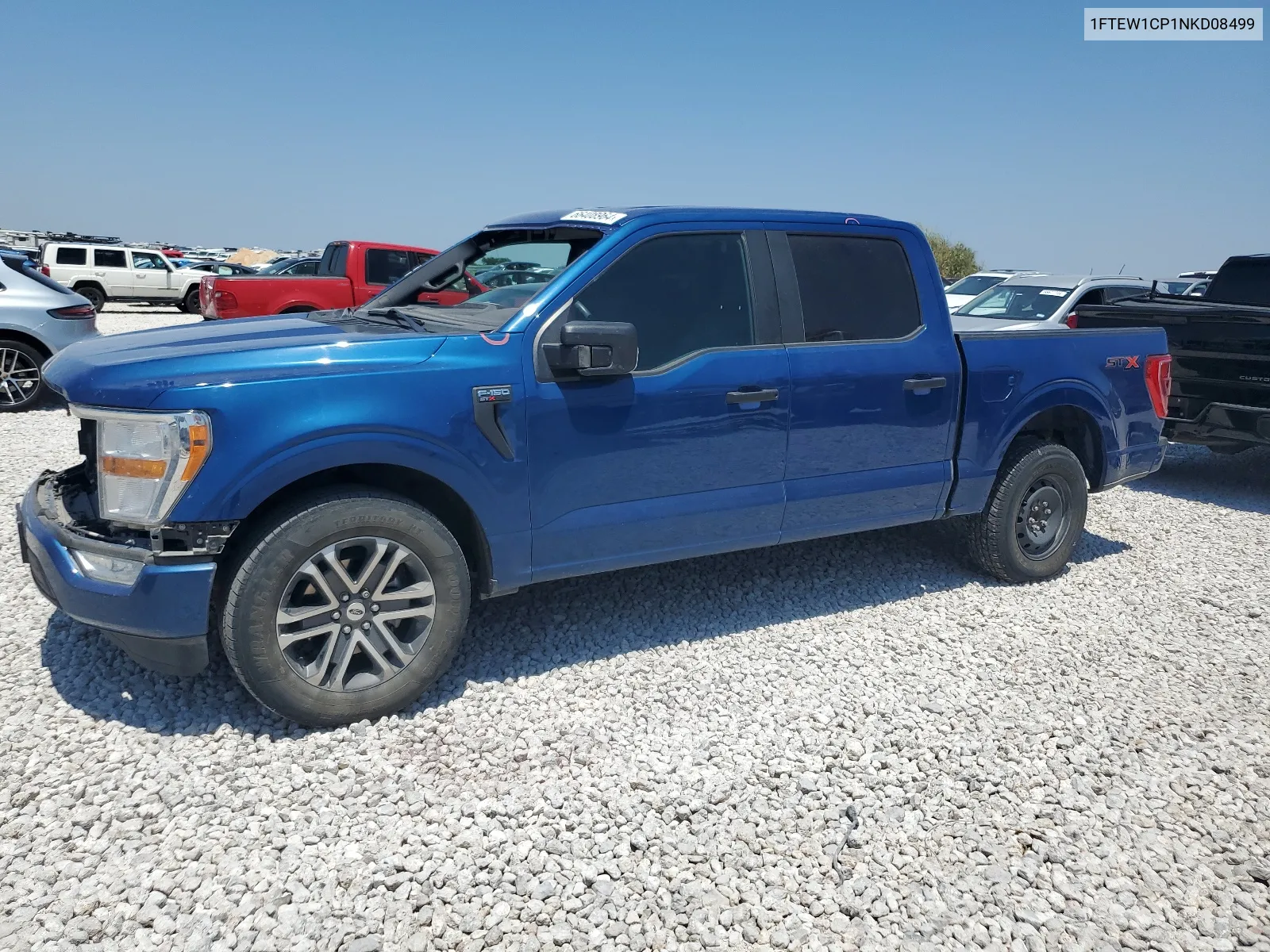 2022 Ford F150 Supercrew VIN: 1FTEW1CP1NKD08499 Lot: 66408964