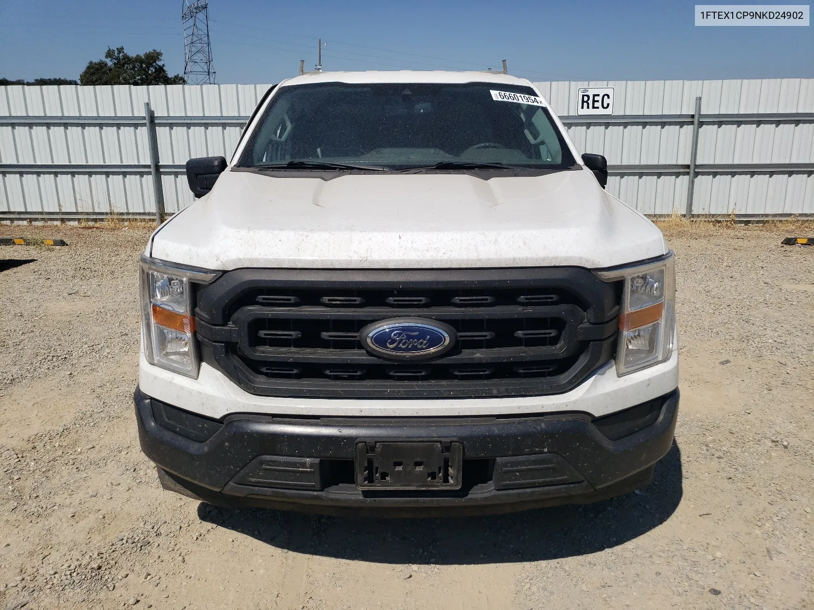 2022 Ford F150 Super Cab VIN: 1FTEX1CP9NKD24902 Lot: 66601954